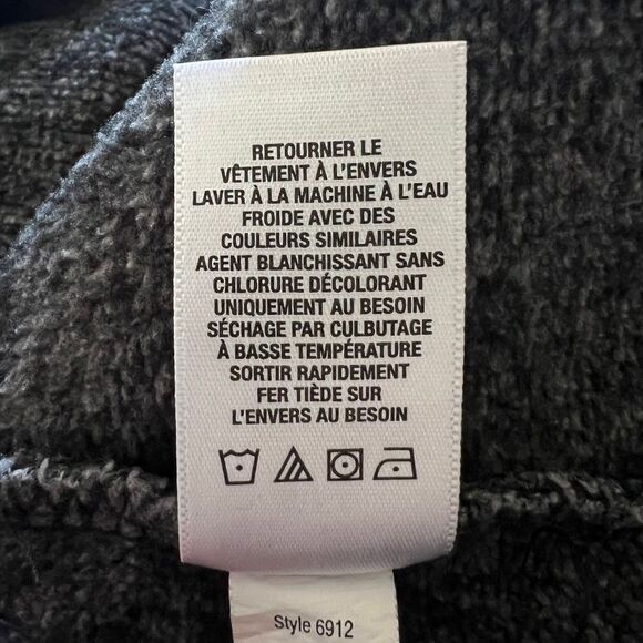 Aeropostale Men's Gray Heather Quarter-Zip Fleece Pullover Sweater S/P - Picture 7 of 7